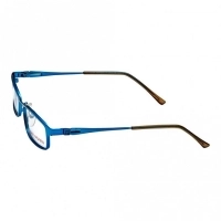 Full Rim Metal Rectangle Blue Medium Vision Express 29161 Eyeglasses