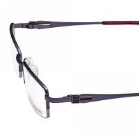 Half Rim Metal Rectangle Purple Medium Vision Express 48945 Eyeglasses
