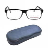 Full Rim Polycarbonate Rectangle Black Large Vision Express 12011 Eyeglasses