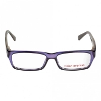 Blue Shield (Zero Power) Computer Glasses: Full Rim Rectangle Blue Acetate Small 29271
