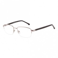 Half Rim Metal Rectangle Silver Men Small DbyD DYH12 Eyeglasses
