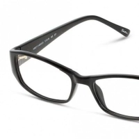 Full Rim Propionate Rectangle Black Medium Seen SNAF09 Eyeglasses
