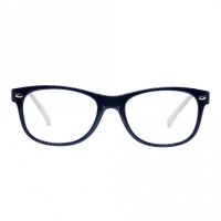 Full Rim Polycarbonate Wayfarer Blue Medium Vision Express 29339 Eyeglasses