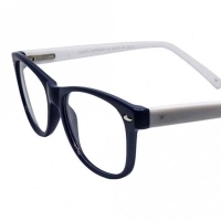 Full Rim Polycarbonate Wayfarer Blue Medium Vision Express 29339 Eyeglasses