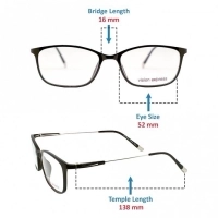Full Rim Ultem Square Black Medium Vision Express 49015 Eyeglasses