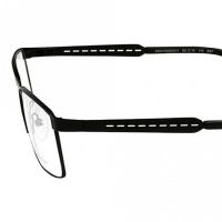 Full Rim Stainless Steel Rectangle Black Large DbyD DBAM25 Eyeglasses