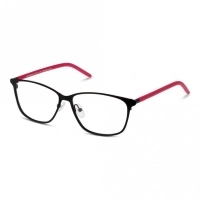 Full Rim Stainless Steel Almond Black Small In Style ISAF20 Eyeglasses