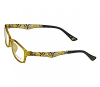 Square Green Polycarbonate Medium Vision Express 61266 Kids Eyeglasses