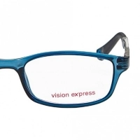 Square Clear Crystal Polycarbonate Medium Vision Express 61266 Kids Eyeglasses