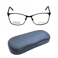 Full Rim Metal Rectangle Black Small In Style ISCF08 Eyeglasses