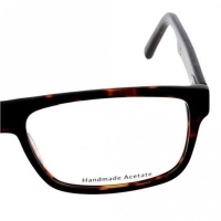 Full Rim Stainless Steel Rectangle Brown Large 5th Avenue FACM17 Eyeglasses