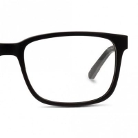 Full Rim Polycarbonate Rectangle Black Large Julius JUBM23 Eyeglasses