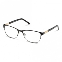 Full Rim Metal Almond Black Small 5th Avenue FABF23 Eyeglasses