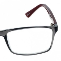 Full Rim Acetate Rectangle Gun Metal Small Seen SNBM02 Eyeglasses