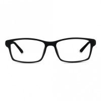 Full Rim TR90 Rectangle Black Large Julius JUAM02 Eyeglasses