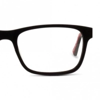 Full Rim Acetate Rectangle Black Medium Miki Ninn MNAM50 Eyeglasses