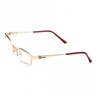 Half Rim Metal Oval Gold Small Vision Express 48944 Eyeglasses