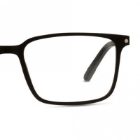 Full Rim TR90 Rectangle Black Large Julius JUBM20 Eyeglasses