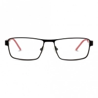 Full Rim Metal Rectangle Black Large Activ ACCM04 Eyeglasses