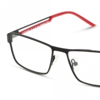 Full Rim Metal Rectangle Black Large Activ ACCM04 Eyeglasses