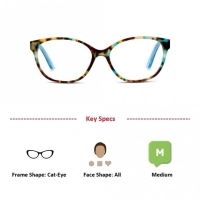 Full Rim Acetate Cat Eye Green Medium Miki Ninn M1H9FA Eyeglasses