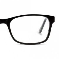 Full Rim Acetate Rectangle Black Medium Miki Ninn MNBF53 Eyeglasses
