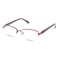Half Rim Monel Almond Violet Medium DbyD DBCF07 Eyeglasses