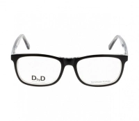 Full Rim Acetate Rectangle Black Medium DbyD DBCM19 Eyeglasses