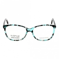 Full Rim Acetate Cat Eye Blue Medium In Style ISBF36 Eyeglasses