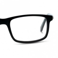 Full Rim Acetate Rectangle Black Medium In Style ISAM27 Eyeglasses