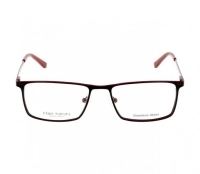 Full Rim Stainless Steel Rectangle Black Large Miki Ninn MNDM10 Eyeglasses