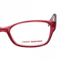 Full Rim Polycarbonate Oval Red Medium Vision Express 31615 Eyeglasses