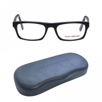 Full Rim Acetate Rectangle Black Medium Vision Express 29428 Eyeglasses