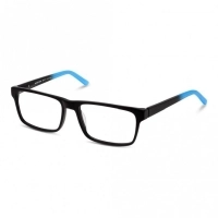 Full Rim Acetate Rectangle Black Large Miki Ninn MNBM08 Eyeglasses
