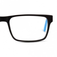 Full Rim Acetate Rectangle Black Large Miki Ninn MNBM08 Eyeglasses