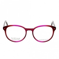 Full Rim Acetate Round Pink Medium In Style ISEF05 Eyeglasses