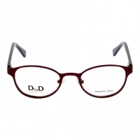 Full Rim Metal Almond Blue Small DbyD DBEF03 Eyeglasses