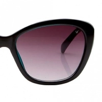 Cat eye Grey Polycarbonate Full Rim Medium Vision Express 41266 Sunglasses