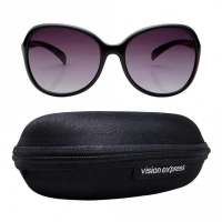 Oval Grey Polycarbonate Full Rim Medium Vision Express 41242 Sunglasses