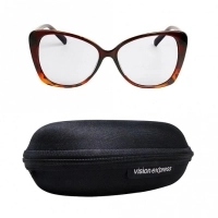 Cat eye Grey Polycarbonate Full Rim Small Vision Express 41278 Sunglasses