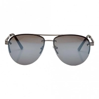 Aviator Grey Metal Rimless Medium Vision Express 12027 Sunglasses