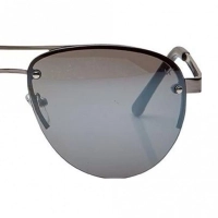 Aviator Grey Metal Rimless Medium Vision Express 12027 Sunglasses