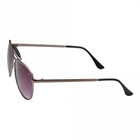 Aviator Grey Nickel Silver  Full Rim Medium Vision Express 12028 Sunglasses