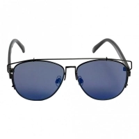 Aviator Blue Nickel Silver Full Rim Small Vision Express 21658 Sunglasses