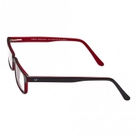 Rectangle Black Acetate Large Vision Express 61270 Kids Eyeglasses