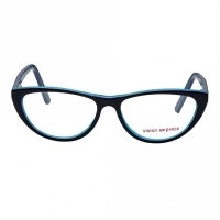 Cat Eye Blue Acetate Large Vision Express 61275 Kids Eyeglasses