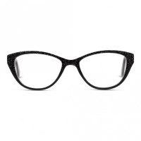 Full Rim Acetate Almond Black Medium Miki Ninn MNFF10 Eyeglasses