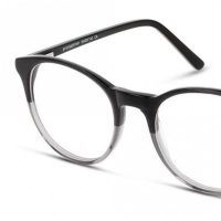 Full Rim Acetate Round Black Medium Miki Ninn MNFM03 Eyeglasses