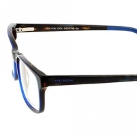 Full Rim Acetate Rectangle Blue Medium Miki Ninn MNEM08 Eyeglasses