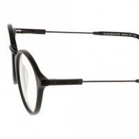 Full Rim Acetate Round Black Medium In Style ISFM01 Eyeglasses